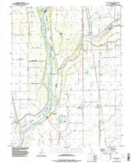 Nicolaus California Historical topographic map, 1:24000 scale, 7.5 X 7.5 Minute, Year 1992