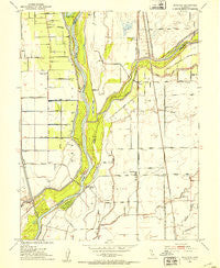 Nicolaus California Historical topographic map, 1:24000 scale, 7.5 X 7.5 Minute, Year 1952