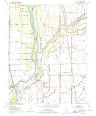 Nicolaus California Historical topographic map, 1:24000 scale, 7.5 X 7.5 Minute, Year 1952
