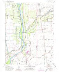 Nicolaus California Historical topographic map, 1:24000 scale, 7.5 X 7.5 Minute, Year 1952