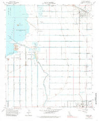 Niland California Historical topographic map, 1:24000 scale, 7.5 X 7.5 Minute, Year 1956
