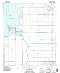 Niland California Historical topographic map, 1:24000 scale, 7.5 X 7.5 Minute, Year 1992