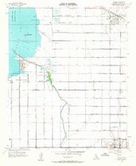 Niland California Historical topographic map, 1:24000 scale, 7.5 X 7.5 Minute, Year 1956
