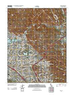 Niles California Historical topographic map, 1:24000 scale, 7.5 X 7.5 Minute, Year 2012