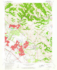 Niles California Historical topographic map, 1:24000 scale, 7.5 X 7.5 Minute, Year 1961
