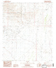 Ninemile Wash California Historical topographic map, 1:24000 scale, 7.5 X 7.5 Minute, Year 1988