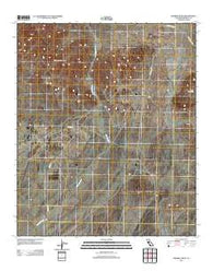 Ninemile Wash California Historical topographic map, 1:24000 scale, 7.5 X 7.5 Minute, Year 2012