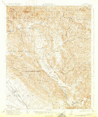 Nipomo California Historical topographic map, 1:62500 scale, 15 X 15 Minute, Year 1922