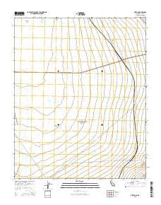 Nipton California Current topographic map, 1:24000 scale, 7.5 X 7.5 Minute, Year 2015