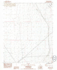 Nipton California Historical topographic map, 1:24000 scale, 7.5 X 7.5 Minute, Year 1983