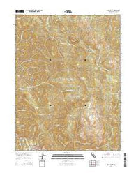 Noble Butte California Current topographic map, 1:24000 scale, 7.5 X 7.5 Minute, Year 2015
