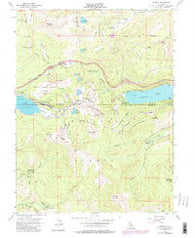 Norden California Historical topographic map, 1:24000 scale, 7.5 X 7.5 Minute, Year 1955