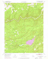 North Bloomfield California Historical topographic map, 1:24000 scale, 7.5 X 7.5 Minute, Year 1949