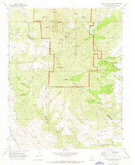 North Chalone Peak California Historical topographic map, 1:24000 scale, 7.5 X 7.5 Minute, Year 1969