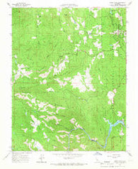 North Fork California Historical topographic map, 1:24000 scale, 7.5 X 7.5 Minute, Year 1965