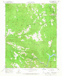 North Fork California Historical topographic map, 1:24000 scale, 7.5 X 7.5 Minute, Year 1965
