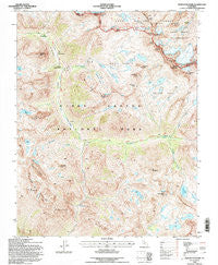 North Palisade California Historical topographic map, 1:24000 scale, 7.5 X 7.5 Minute, Year 1994