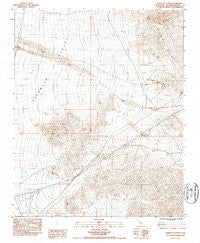 North of Baker California Historical topographic map, 1:24000 scale, 7.5 X 7.5 Minute, Year 1983