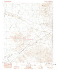 North of Baker California Historical topographic map, 1:24000 scale, 7.5 X 7.5 Minute, Year 1983