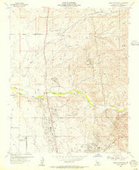 North of Oildale California Historical topographic map, 1:24000 scale, 7.5 X 7.5 Minute, Year 1954