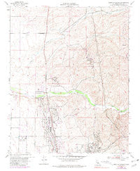 North of Oildale California Historical topographic map, 1:24000 scale, 7.5 X 7.5 Minute, Year 1954