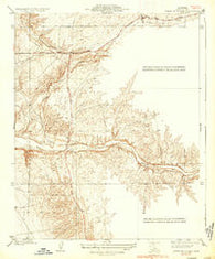 North of Oildale California Historical topographic map, 1:31680 scale, 7.5 X 7.5 Minute, Year 1936