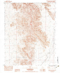 North of Tecopa Pass California Historical topographic map, 1:24000 scale, 7.5 X 7.5 Minute, Year 1983