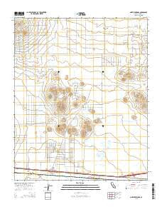 North Edwards California Current topographic map, 1:24000 scale, 7.5 X 7.5 Minute, Year 2015