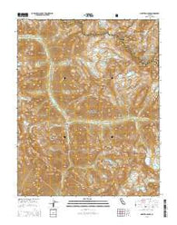 North Palisade California Current topographic map, 1:24000 scale, 7.5 X 7.5 Minute, Year 2015