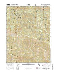 North Yolla Bolly Mountains California Current topographic map, 1:24000 scale, 7.5 X 7.5 Minute, Year 2015