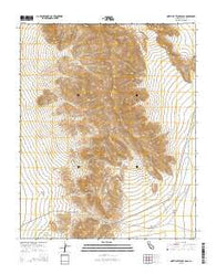 North of Tecopa Pass California Current topographic map, 1:24000 scale, 7.5 X 7.5 Minute, Year 2015