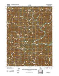 Northspur California Historical topographic map, 1:24000 scale, 7.5 X 7.5 Minute, Year 2012