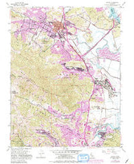 Novato California Historical topographic map, 1:24000 scale, 7.5 X 7.5 Minute, Year 1954