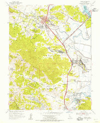 Novato California Historical topographic map, 1:24000 scale, 7.5 X 7.5 Minute, Year 1954