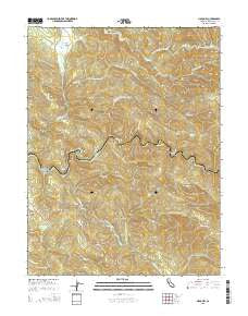 Noyo Hill California Current topographic map, 1:24000 scale, 7.5 X 7.5 Minute, Year 2015