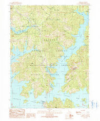 O'Brien California Historical topographic map, 1:24000 scale, 7.5 X 7.5 Minute, Year 1990