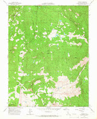 O'Neals California Historical topographic map, 1:24000 scale, 7.5 X 7.5 Minute, Year 1965