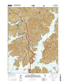 O'Brien California Current topographic map, 1:24000 scale, 7.5 X 7.5 Minute, Year 2015
