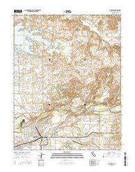 Oakdale California Current topographic map, 1:24000 scale, 7.5 X 7.5 Minute, Year 2015
