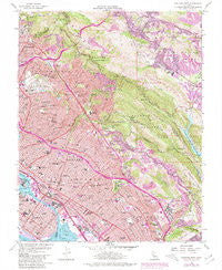 Oakland East California Historical topographic map, 1:24000 scale, 7.5 X 7.5 Minute, Year 1959