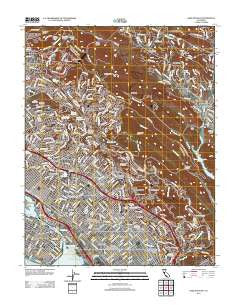 Oakland East California Historical topographic map, 1:24000 scale, 7.5 X 7.5 Minute, Year 2012