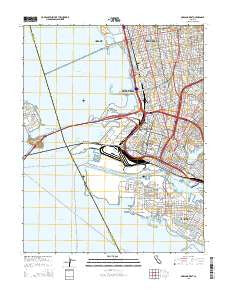 Oakland West California Current topographic map, 1:24000 scale, 7.5 X 7.5 Minute, Year 2015
