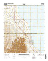 Oasis California Current topographic map, 1:24000 scale, 7.5 X 7.5 Minute, Year 2015