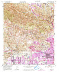 Oat Mountain California Historical topographic map, 1:24000 scale, 7.5 X 7.5 Minute, Year 1952