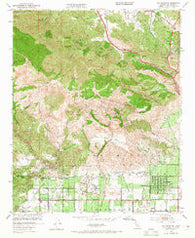 Oat Mountain California Historical topographic map, 1:24000 scale, 7.5 X 7.5 Minute, Year 1952