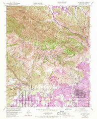 Oat Mountain California Historical topographic map, 1:24000 scale, 7.5 X 7.5 Minute, Year 1952