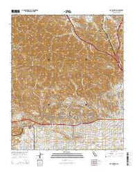 Oat Mountain California Current topographic map, 1:24000 scale, 7.5 X 7.5 Minute, Year 2015