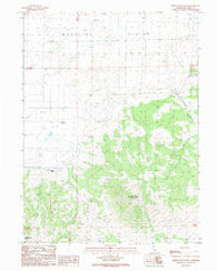 Observation Peak California Historical topographic map, 1:24000 scale, 7.5 X 7.5 Minute, Year 1989