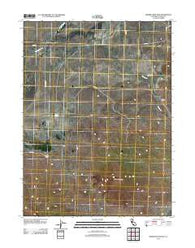 Observation Peak California Historical topographic map, 1:24000 scale, 7.5 X 7.5 Minute, Year 2012