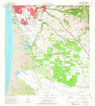 Oceano California Historical topographic map, 1:24000 scale, 7.5 X 7.5 Minute, Year 1965